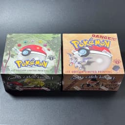 PKM Base Set Fossil Jungle Team Rocket Neo Destiny Booster Box 1999 2000 Year 1st Edition 1Box 36 Packs Proxy Game Cards Sealed