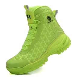 High-Top Leather Men's Boots Breathable Desert Combat Boots Outdoor Non-slip Hiking Boots Men Motorcycle Boots Work Ankle Boots
