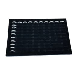 100 Slot Ring Display Sponge Cushion Ring Earrings Sea Cotton Storage Pad DIY Jewelry Plate Insert Accessories