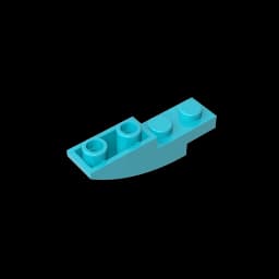 Gobricks GDS-731 BRICK 1X4X1 INV. BOW compatible with lego 13547 children's DIY Educational Building Blocks Technical
