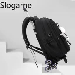 2026 Children Wheeled Backpack Students Schoolbag Rolling Backpacks Bag Kids School Trolley Bookbag Girls School Bag with Wheels