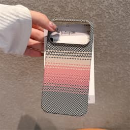 Kevlar Carbon Fibre PC Hard Case for iPhone 18 17 Air 16 Pro Max 15 14 Plus 13 12 11 Shockproof Camera Bumper Ultra Thin Cover