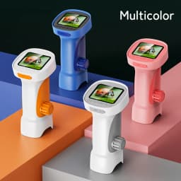Digital Microscope for Kids Mini Microscope Camera with 2.4" IPS Screen 1000x Zoom Portable Children Microscope Birthday Gift