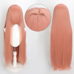 100cm Colourful Wig Long Staight Cosplay Anime Costume Party Wigs Synthetic Heat Resistant Wig