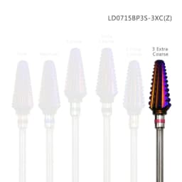 HYTOOS Purple Carbide Nail Drill Bits 3/32" Tornado Carbide Bit Milling Cutters For Manicure Pedicure Nails Accessories Tools