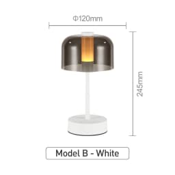 Modern Retro Nordic Desk Lamp Rechargeable Indoor Table Lamp Camping Lamp Night Light for Bedroom Campe Reading Home Decoration