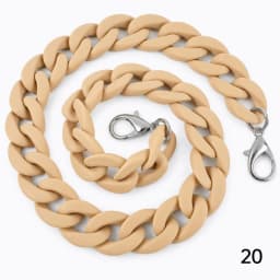 1/2Pcs Deepeel 60cm Acrylic Bag Strap Handbag Resin Chain Detachable Lobster Clasps for Purse Handle DIY Making Accessories