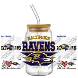 Waterproof Scratch Resistant 3D UV DTF Cup Wraps Vintage American Rugby Cold Transfer Stickers for 16oz Libbey Glass