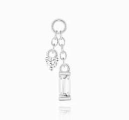 AIDE 1 Piece 925 Sterling Silver Spare Parts Chains Part For Stud Earring Piercing Hoops Drop Earring Women Fine Jewelry Gift