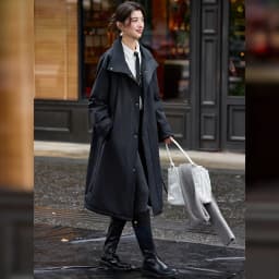 LOUIS YAO Stand-Up Collar Women's Down Coat 2025 Autumn/Winter Waist Belt Thickened Long-Length Puffy Duck Down Jacket