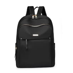Waterproof Nylon Backpack for Women Lightweight School Backpack Multi-Pocket Travel Daypack Elegant Leisure Backpack with Zipper
