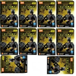 Genuine Blokees DC Marvel Hero Batman Star Edition Series Blind Box Toy Batman Motorcycle Collectible Perfect Christmas Gift