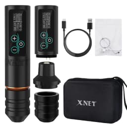 XNET Vane Wireless Tattoo Pen Machine Powerful Brushless Motor with Touch Screen Battery Capacity 2400mAh for Tattoo Artists
