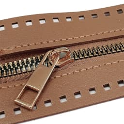 27cm Long Solid Leather Zipper for Handbag Crochet Bag Hardware Practical Sewing Accessory Purse Accessories Diy Bag