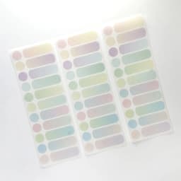 3sheets Ins Simple Solid Color Label Dot Sticker Planner Handbook DIY Basic Decoration Handmade Scrapbooking Supplies