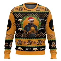 Half Life Game Christmas Sweater Couple 2026 New Fashion Men's Hoodie Cartoon Anime Women's Hoodie Sportswear