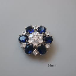 5pc Luxury Crystal Buttons Rhinestone Cubic Zirconia Button for Clothes Decorative CZ Sewing Cashmere Knit Cardigan
