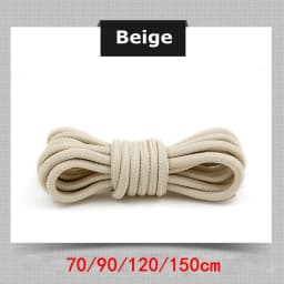 Round Shoe Laces Classic High Quality Black Shoelaces Outdoor Casual Sneakers Mountaineering Polyester Shoe Lace