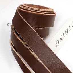 1 Roll 2 Meters DIY Genuine Leather Strips for Bag Accessories Belt Handle Crafts Making Cow Leather Strap Braided Threads