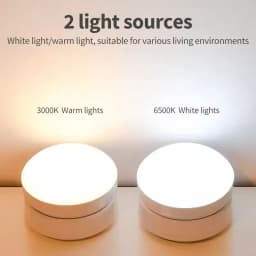 Night Lamp With Motion Sensor Night Light Rechargeable Portable Led 88° Rotating Magnetic For Kitchen Room Bedside Table