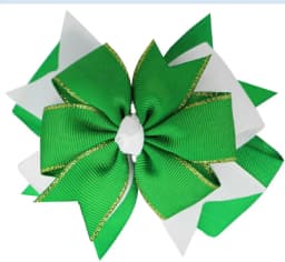NEW Plaid Bows 4INCH School Hair Bows First Day Gingham Ribbon Stacked Bow Hair Clip Hairpin For Baby Girl Accessories