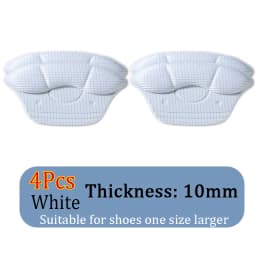 4pcs Heel Stickers Pain Relief High Heel Pads Protectors Insoles Patch Sport Shoes Adjust Size Antiwear Feet Pads Cushion Insert