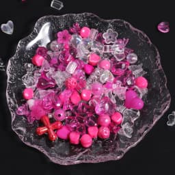 Cute Assorted Acrylic Beads Random Style Flower Butterfly Heart Beads for DIY Mobile Phone Chains Bracelets Jewelry Making 50g