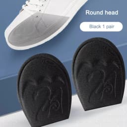 Forefoot Padding, Anti-Slip Outsole, Cushioned Half-Insole, Inner Insole, Size Reduction, Padded Forefoot Cushioning Padding.