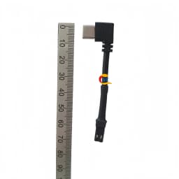 Magnetic Backplate Phone Holder Type-C Adapter 90-Degree Angled Charging Cable USB Plug Fast Charging Connector with Customizable Length