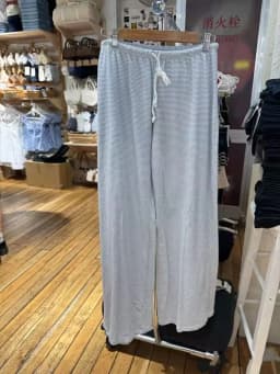 Red Drawstring Elastic Waist Oversized Retro Trouser Woman Casual Wide Leg Pant Loose Y2K Harajuku Sweatpants Cototn Blend
