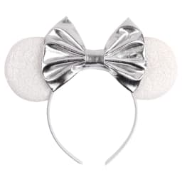 Cute Women Mouse Ears Leopard Print Headbands for Girls Baby Women Sequins 5"Bows Hair Accessories Adults Hairbands Kids Gift