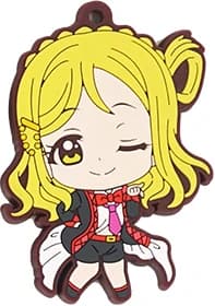 Love Live Sunshine Anime Lovelive Aqours Yoshiko Ruby Chika Hanamaru Dia Kanan Mari Game PVC Keychain