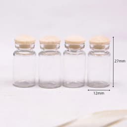 4pcs 1/12 Dollhouse Miniature Glass Mini Simulation Candy Jar Kitchen Food Storage Bottle Furniture Toys for Doll House Decor