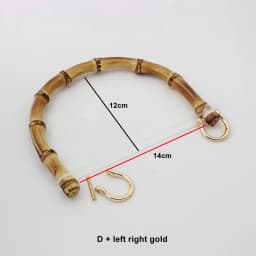 1-10-30 pcs Natural bamboo handles for bags replacement,retro hand made knit bag handbags bamboo handle