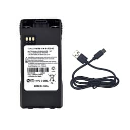 NNTN7335B Upgraded Li-ion Battery 3350mAh Support Type-C Charging For Motorolo XTS1000 XTS1500 XTS2000 XTS2500 Walkie Talkie