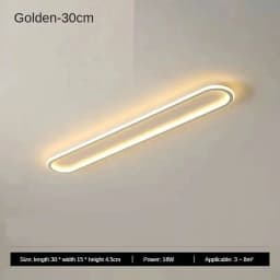 Long Strip LED Ceiling Lights Modern Simple Corridor Aisle Balcony Cloakroom Bedroom Porch Lamp Home Indoor Decor Lighting Lamps