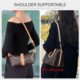 Cowhide Leather Bag Strap For Speedy Handbag Wide Match Precision Stitching Shoulder Strap Modification Bag Accessories