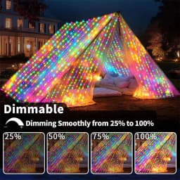 Smart LED Curtain Light RGB Color Changing Holiday Wall Lights Indoor DIY String Light APP Remote Control for Window Party Weddi