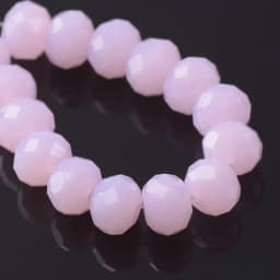 Solid Color 3x2mm 4x3mm 6x4mm 8x6mm 10x7mm 12x8mm Rondelle Faceted Czech Crystal Glass Loose Spacer Beads for Jewelry Making DIY