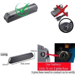 Reention Dorado Plus Ebike Battery 36V 10.4Ah 12Ah 14Ah 13Ah 15Ah 16Ah 17.5Ah 18Ah 20Ah 48V 10.4Ah 14Ah For Reention Dorado Plus