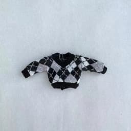 Handmade Obitsu 11 Vest Ob11 Doll Clothes Winter Sweater With Plaid Pattern For Gsc, Ymy Body, Ufdoll, 1/12bjd, Obitsu11