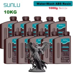 SUNLU 10KG Standard / Water-Wash / Water Wash ABS LIKE 3D Resin 1KG/Bottle 405nm UV Resin For Most SLA/DLP/LCD 3D Printer 1kg