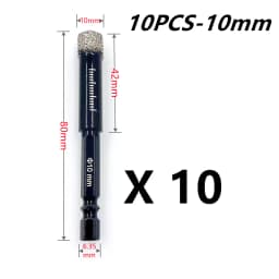 5-16mm Hexagonal Shank Brazed Dry Ceramic Tile Drill Bit Marble Granite Vitrified Tile Hole Opener Diamond Drill Bit Hole Saw
