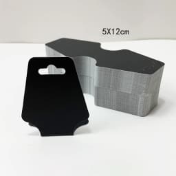50pcs Foldable Blank Kraft Package Display Card Necklace Bracelet Hairband Price Hang Tag For DIY Jewelry Making Supplies