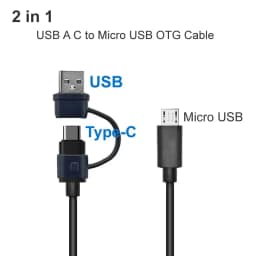 Type C USB-C to Micro USB Male Sync Charge OTG CHARGER Cable Cord Adapter For Phone Huawei Samsung Usbc Wire