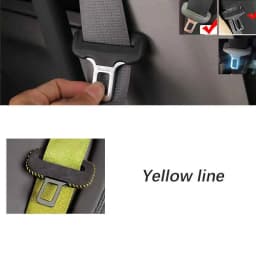 Universal Car Seat Belt Buckle Clip Protector Leather Interior Button Case Anti-Scratch Cover Safety Accessories