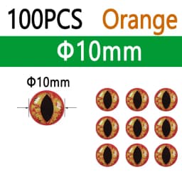 100pcs Holographic 3D Epoxy Fish Eyes Dragon Eyes For Baitfish Streamer Saltwater Fly Jig Baits Fishing Lure Making 3mm~12mm