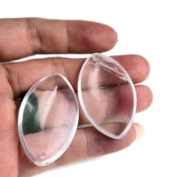 Natural Stone Purple Green Blue Black Striped Agates Beads Marquise Cabochons Stone Pendant 28x45mm For Jewelry Making