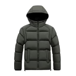 Men High Quality Hooded Parkas Men Plus Size Short Parkas Men Loose Cotton Coat Winter New Warm Casual Versatile Daily Parkas