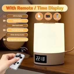 Touch Night Light Rechargeable 3 Color Wireless Baby's Room Bedside Lamp USB LED Night Light Ambient Soft Light For Kids Gift